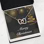 Merry Christmas v03 - Interlocking Hearts Necklace