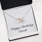 Happy Birthday Carole - Interlocking Hearts Necklace