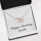 Happy Birthday Caitlin - Interlocking Hearts Necklace