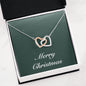 Merry Christmas v09 - Interlocking Hearts Necklace