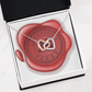 Celebrating 28 Years Anniversary - Interlocking Hearts Necklace