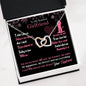 307 - To Girlfriend From Boyfriend - Interlocking Hearts Necklace