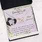 019 To My Beautiful Wife, Happy Anniversary - Interlocking Hearts Necklace