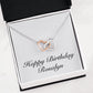 Happy Birthday Rosalyn - Interlocking Hearts Necklace