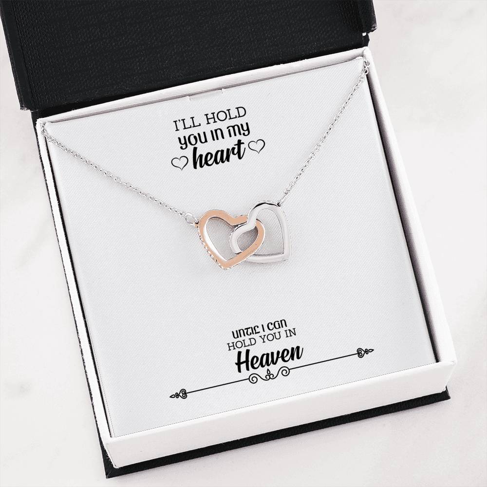 060 - I'll Hold You In My Heart - Interlocking Hearts Necklace