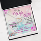 015 To My Wife - Interlocking Hearts Necklace