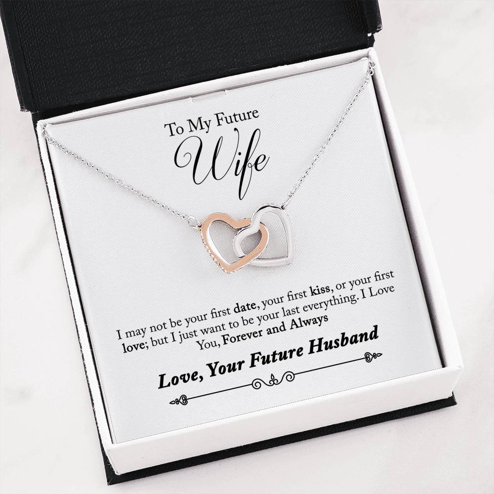 011 - To Future Wife From Future Husband - Interlocking Hearts Necklace