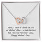 Happy Mother's Day (Funny) 006 - Interlocking Hearts Necklace