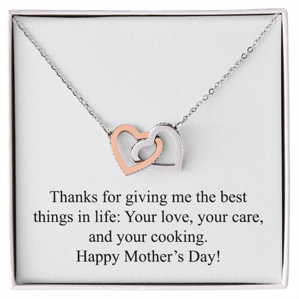 Happy Mother's Day 002 - Interlocking Hearts Necklace