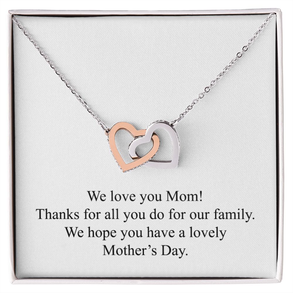 Happy Mother's Day 021 - Interlocking Hearts Necklace