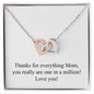 Happy Mother's Day (From Son) 002 - Interlocking Hearts Necklace