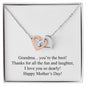 Happy Mother's Day (For Grandma) 004 - Interlocking Hearts Necklace