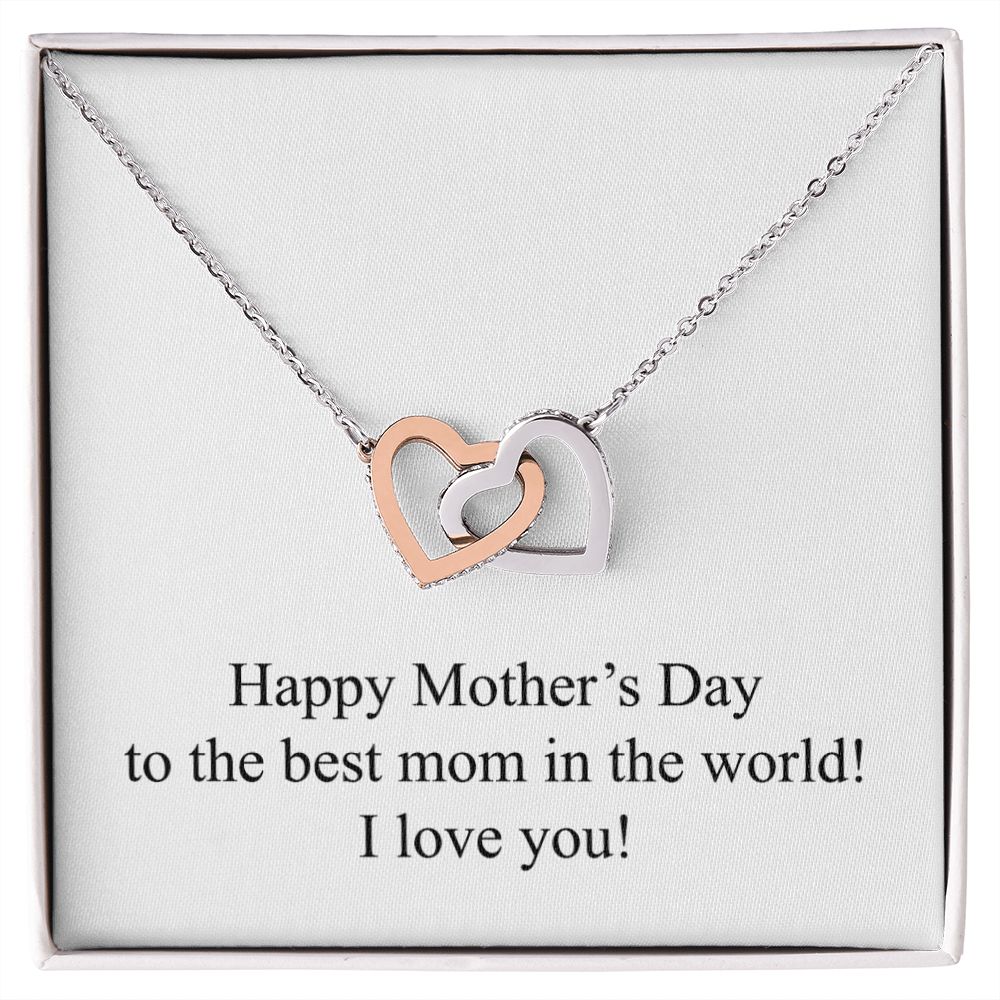 Happy Mother's Day 015 - Interlocking Hearts Necklace
