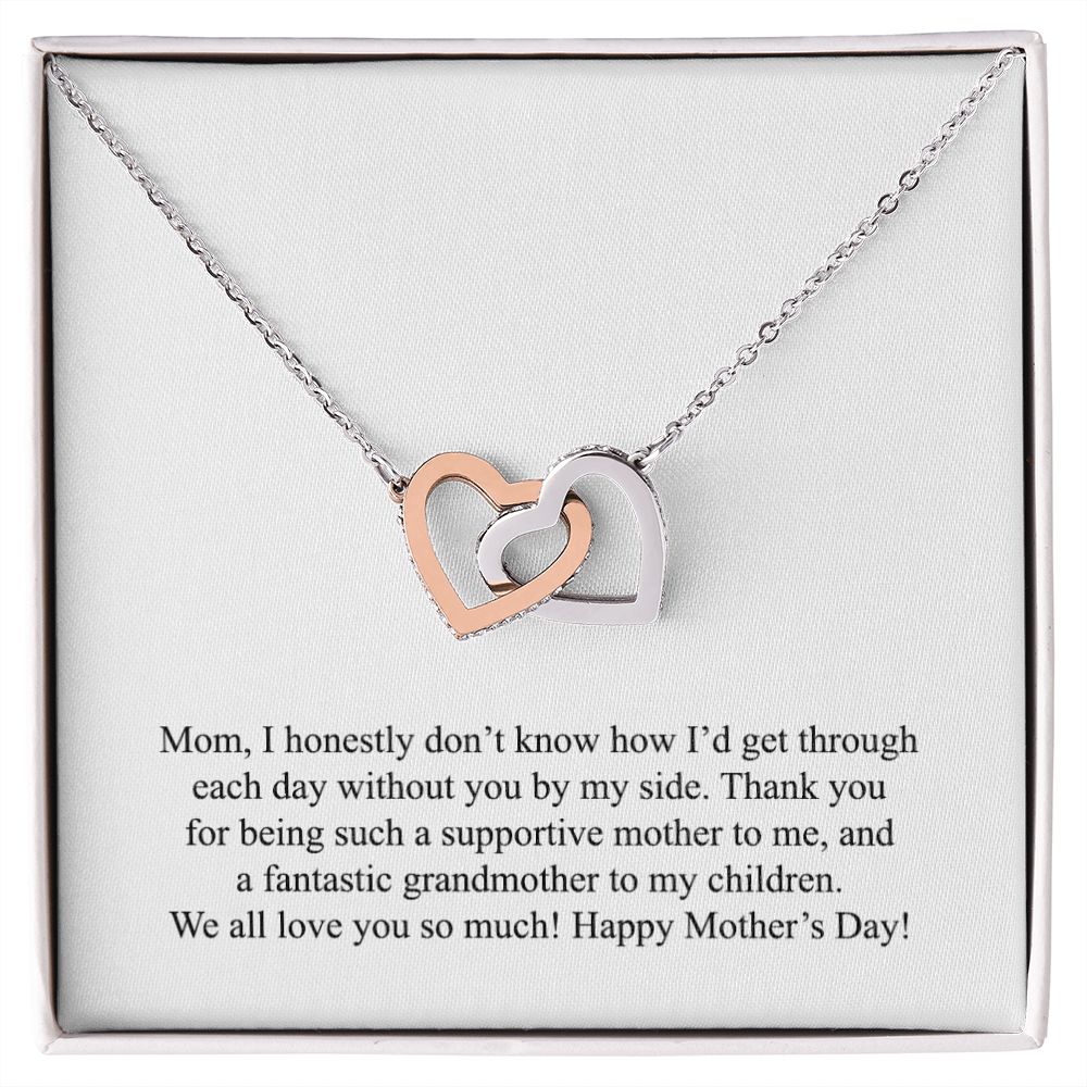 Happy Mother's Day (From Daughter) 006 - Interlocking Hearts Necklace