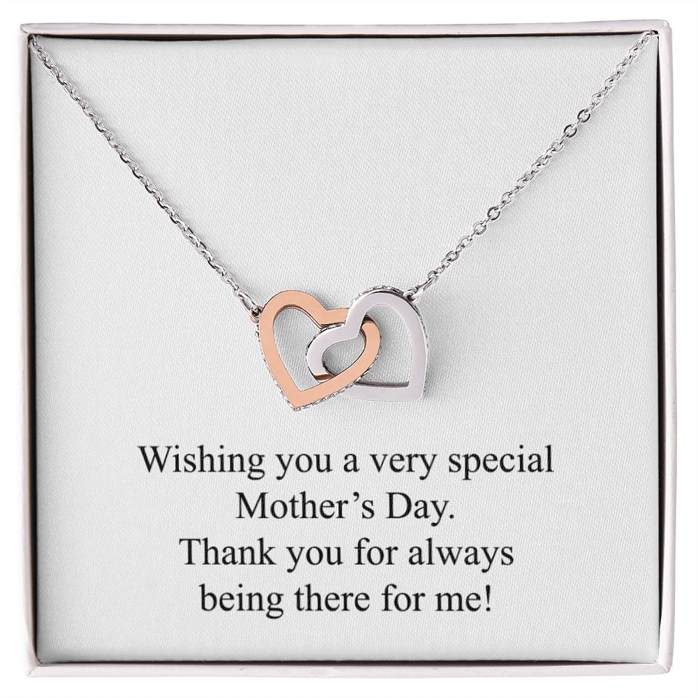 Happy Mother's Day 014 - Interlocking Hearts Necklace
