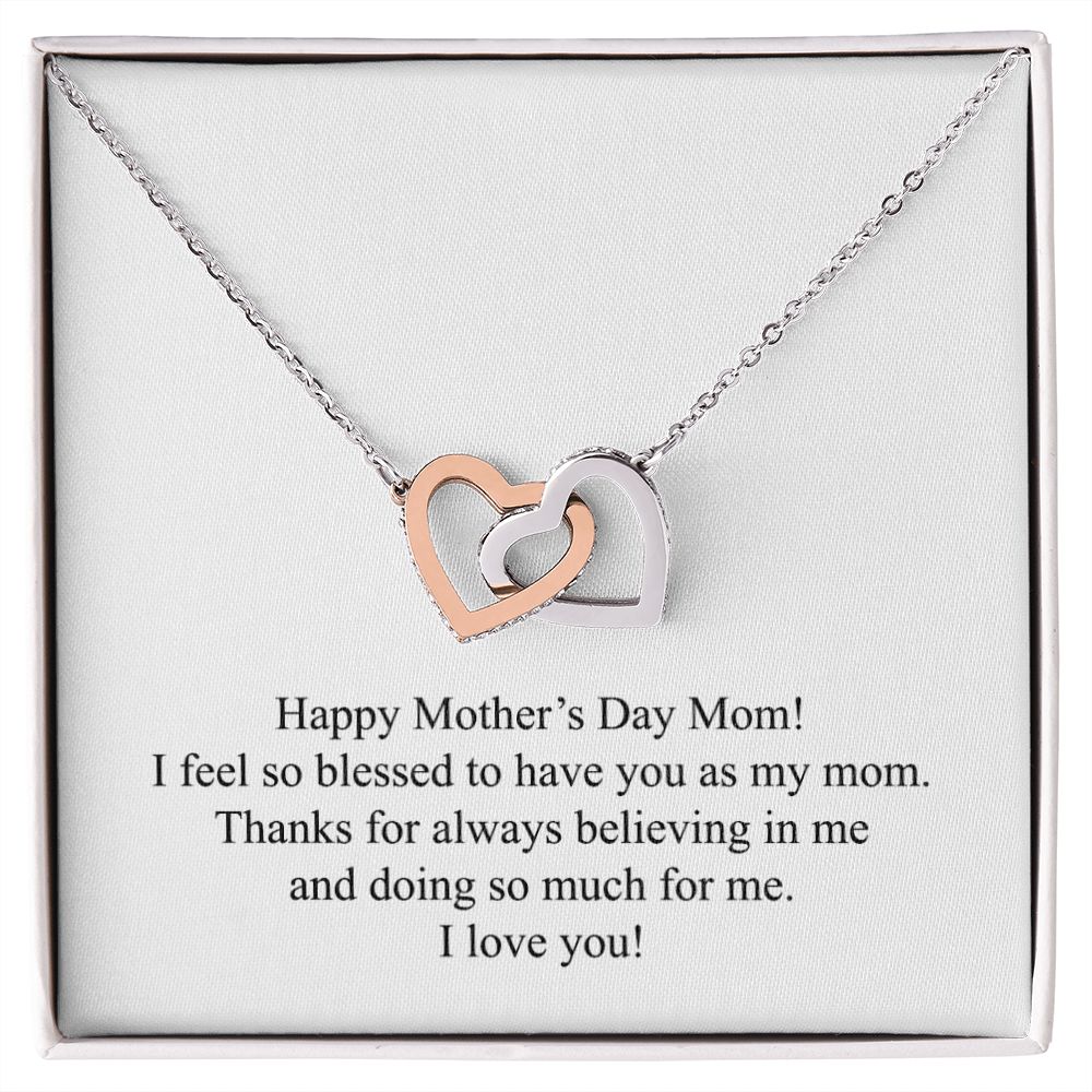 Happy Mother's Day 018 - Interlocking Hearts Necklace