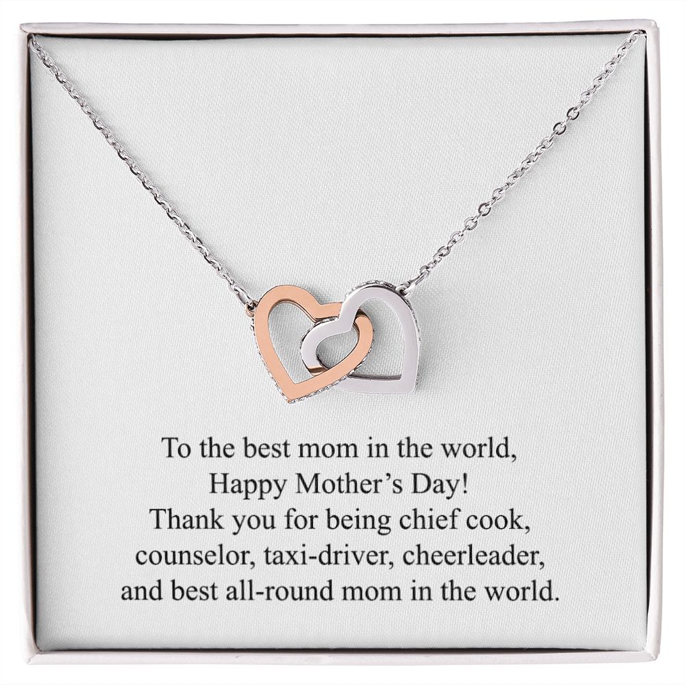 Happy Mother's Day 011 - Interlocking Hearts Necklace