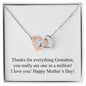 Happy Mother's Day (For Grandma) 002 - Interlocking Hearts Necklace
