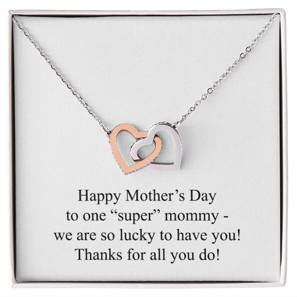 Happy Mother's Day 017 - Interlocking Hearts Necklace