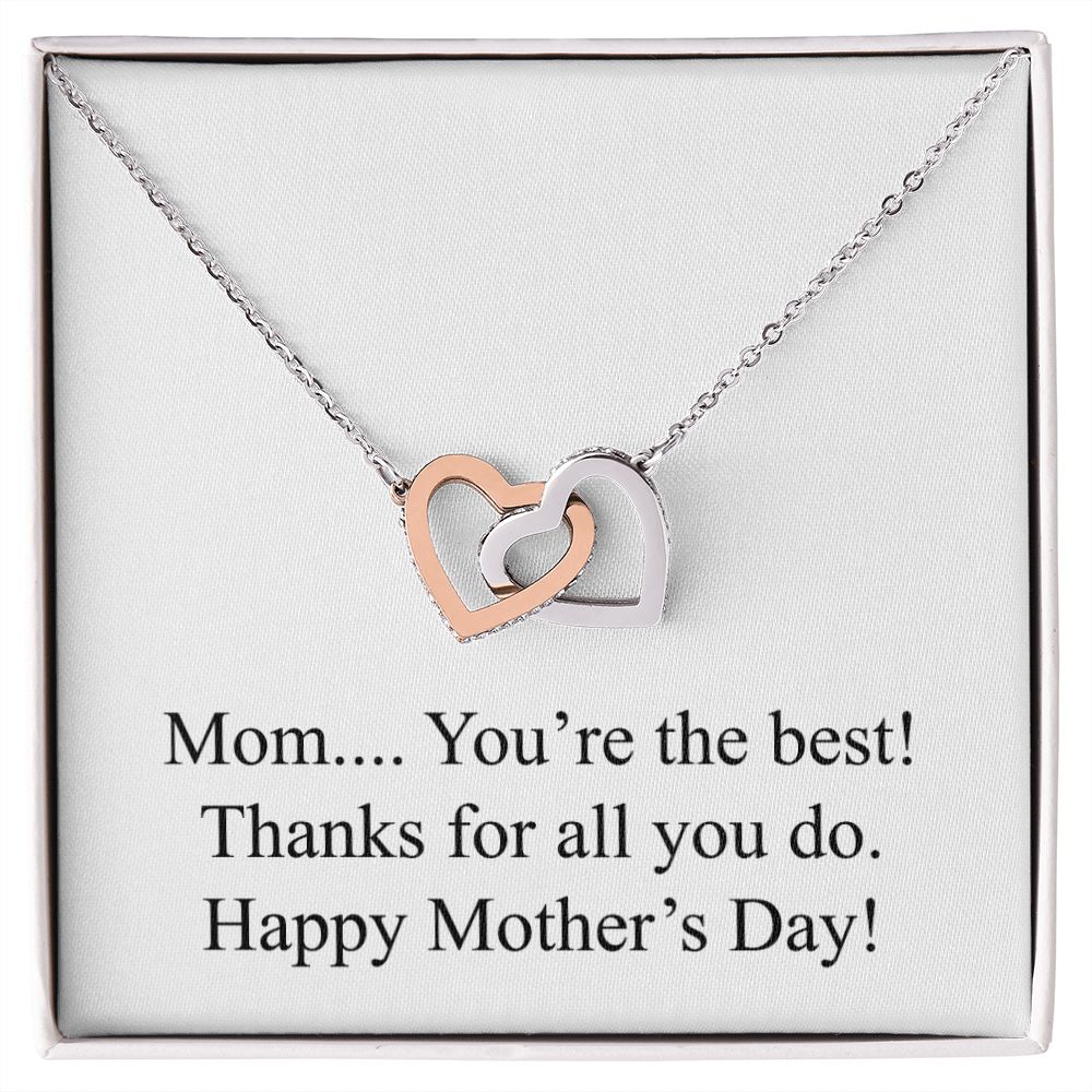 Happy Mother's Day 004 - Interlocking Hearts Necklace