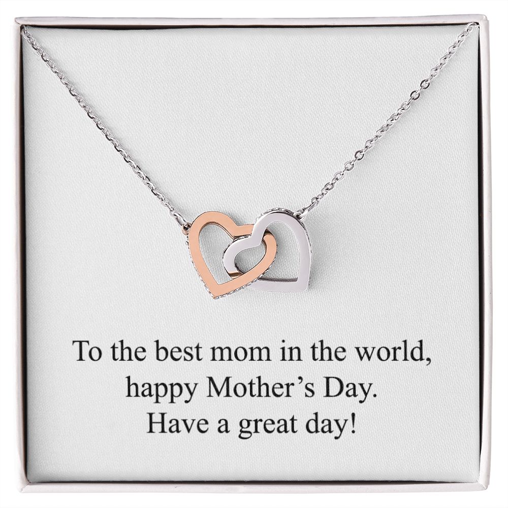 Happy Mother's Day 024 - Interlocking Hearts Necklace