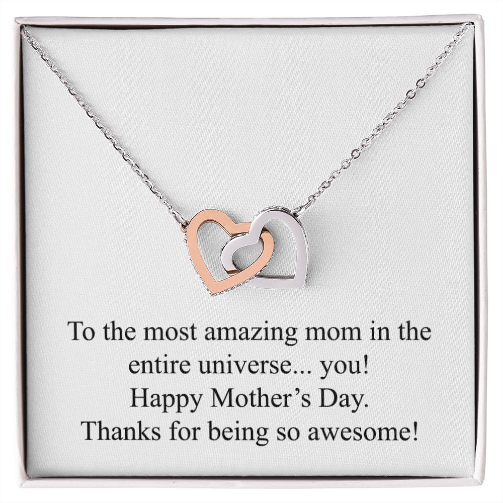 Happy Mother's Day 005 - Interlocking Hearts Necklace