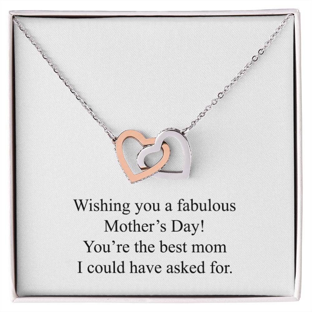 Happy Mother's Day 013 - Interlocking Hearts Necklace