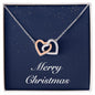 Merry Christmas v08 - Interlocking Hearts Necklace