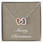 Merry Christmas v10 - Interlocking Hearts Necklace