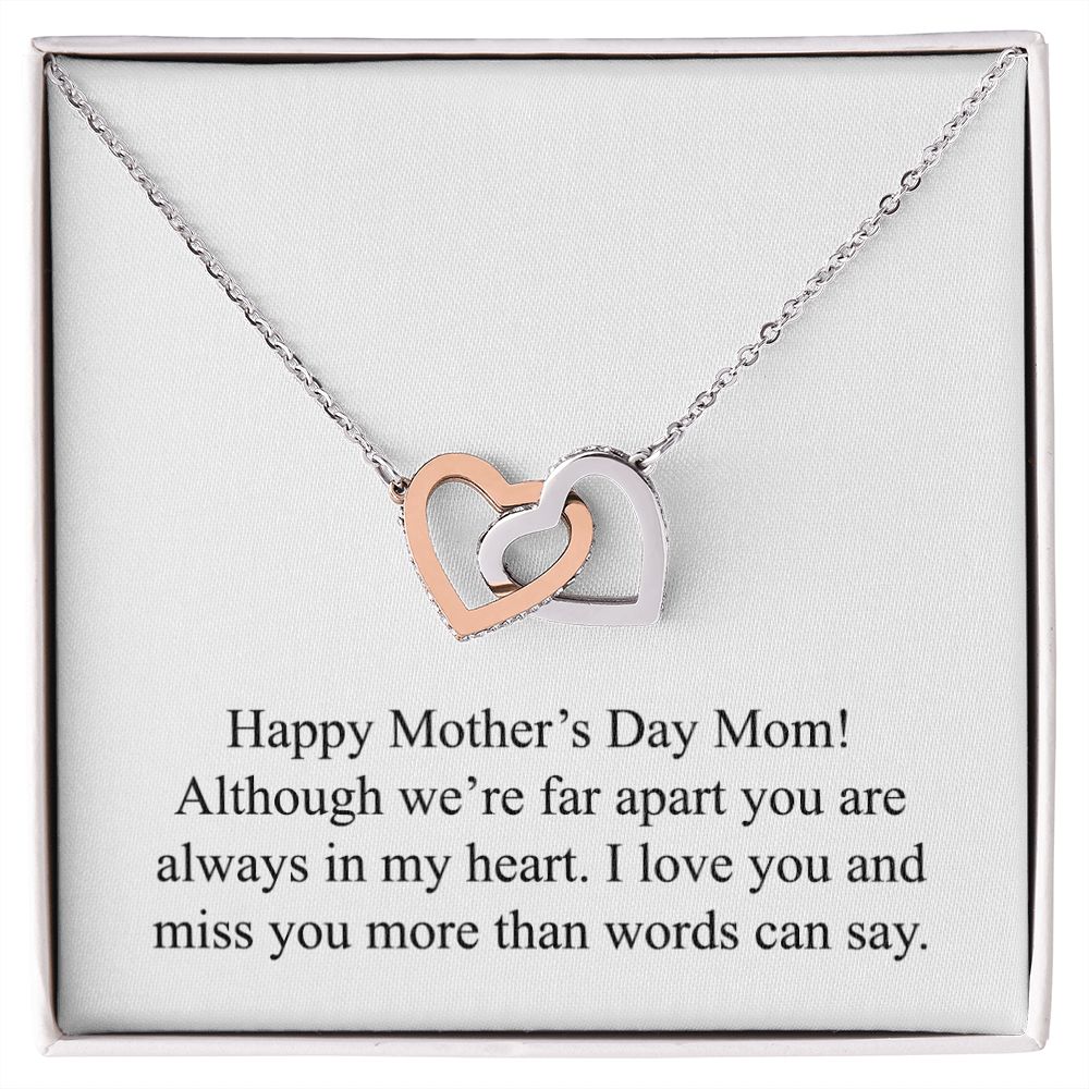 Happy Mother's Day (From Daughter) 008 - Interlocking Hearts Necklace