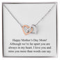 Happy Mother's Day (From Daughter) 008 - Interlocking Hearts Necklace