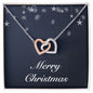 Merry Christmas v04 - Interlocking Hearts Necklace