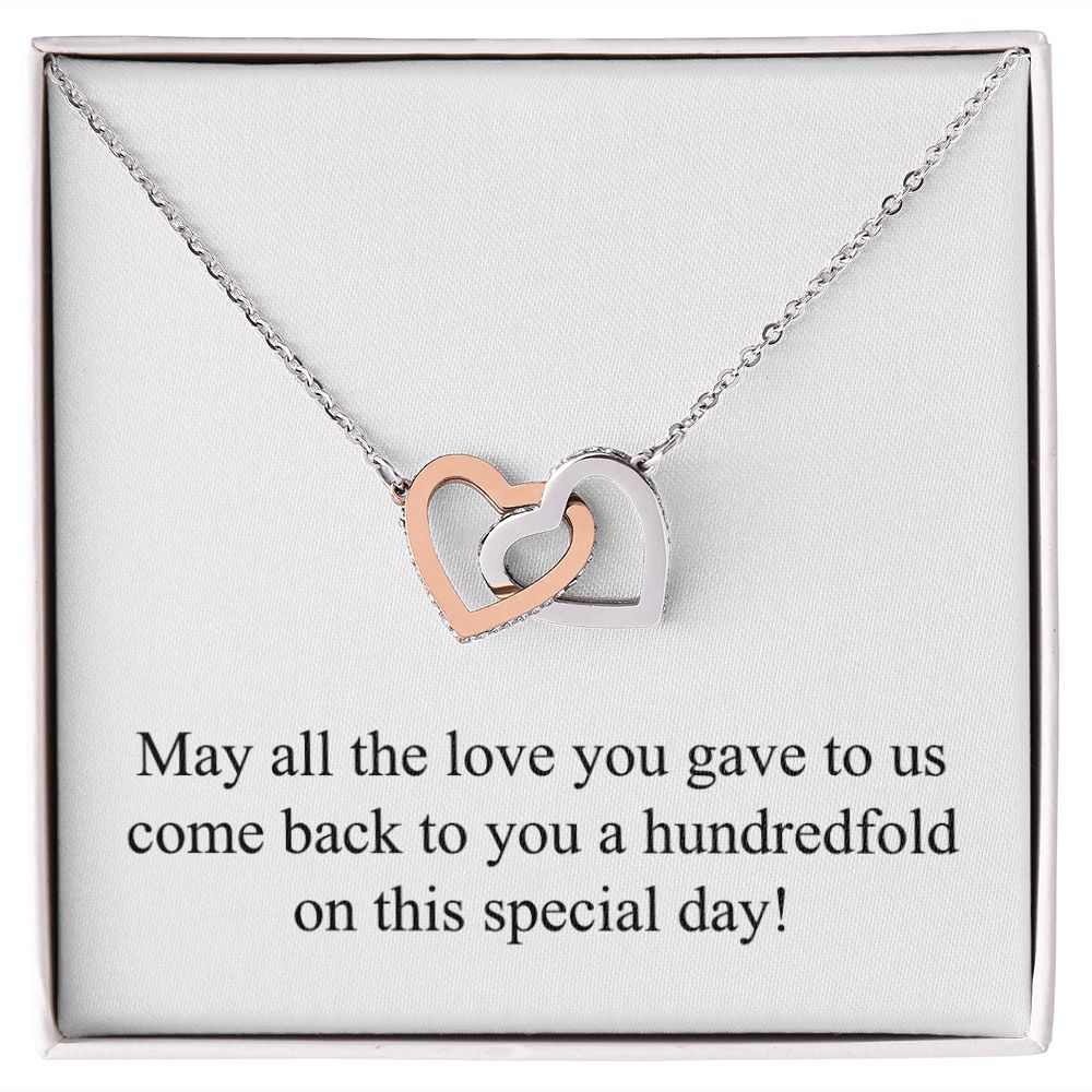 Happy Mother's Day 009 - Interlocking Hearts Necklace