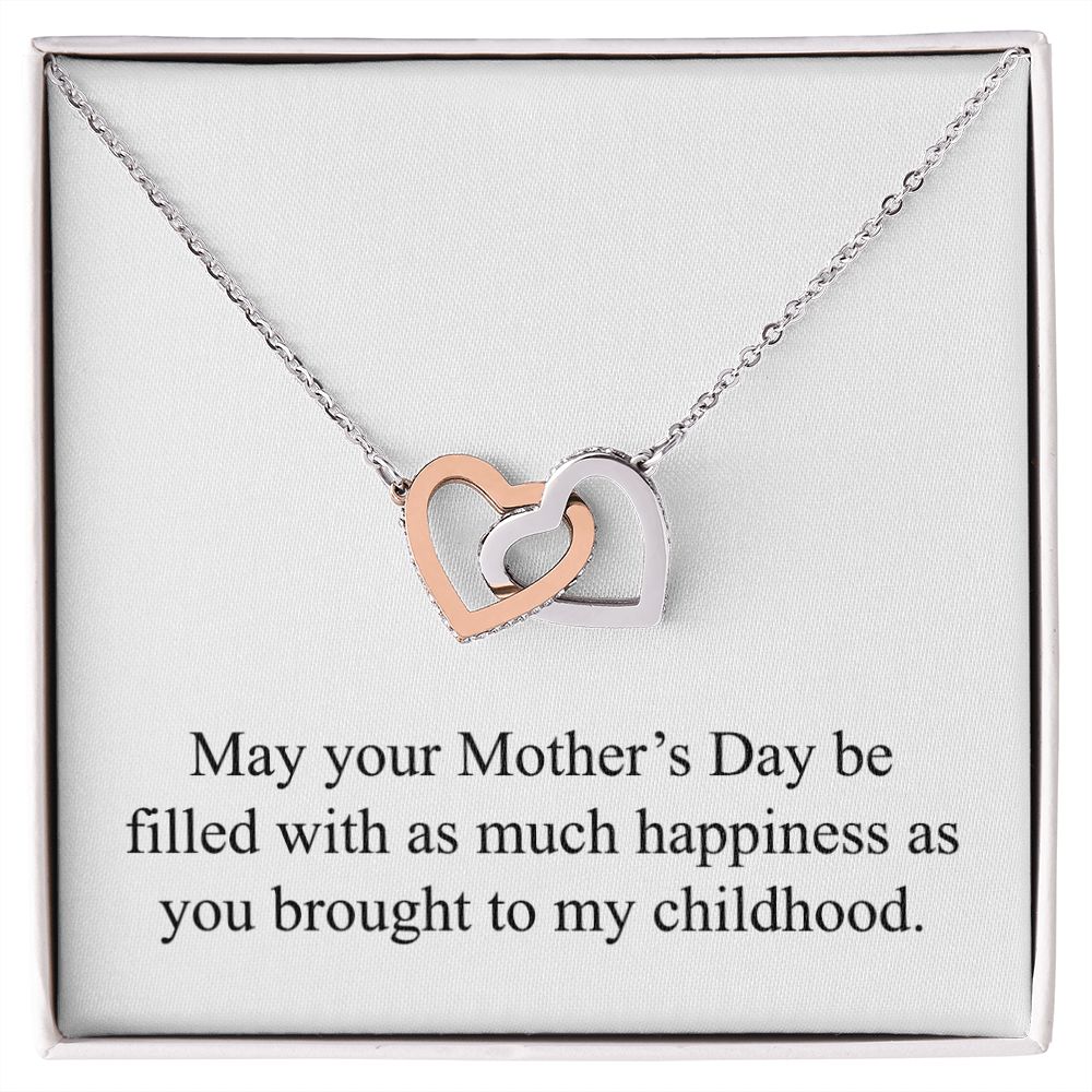 Happy Mother's Day 008 - Interlocking Hearts Necklace