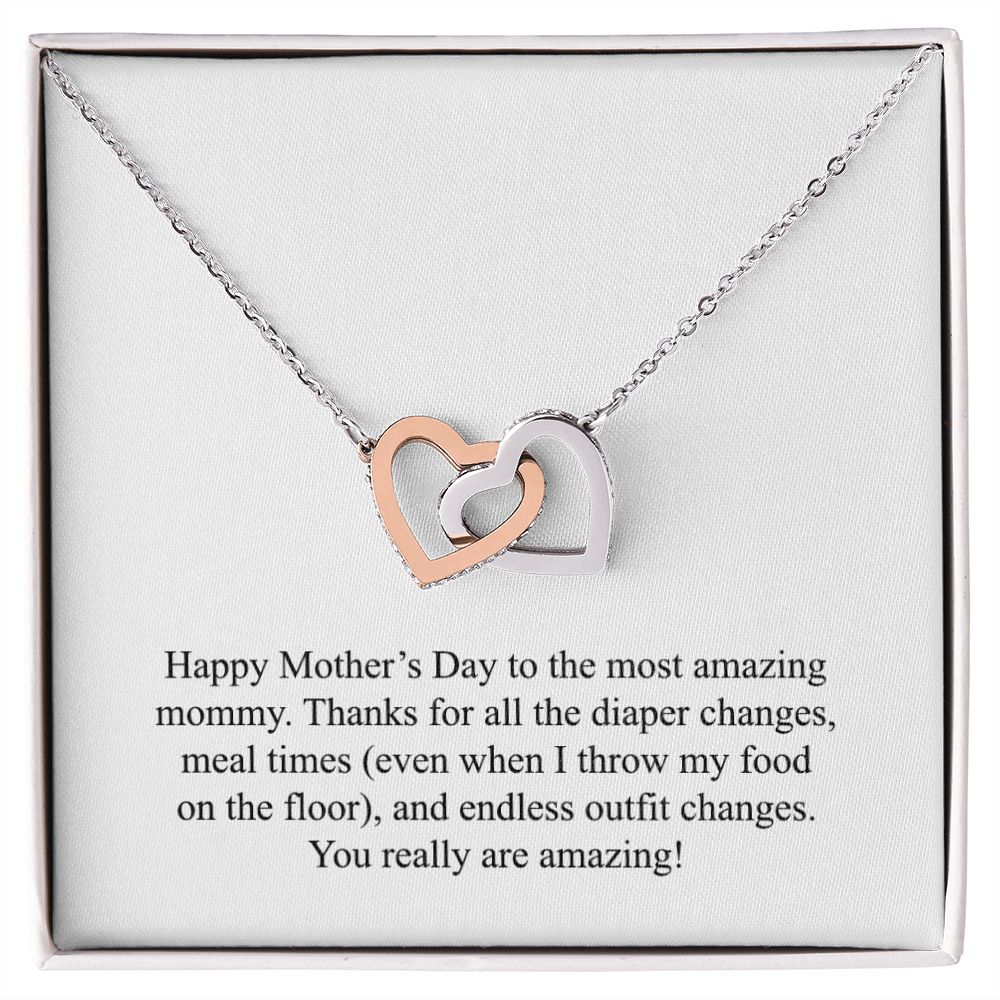 Happy Mother's Day 019 - Interlocking Hearts Necklace