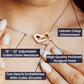 Happy Birthday Holly - Interlocking Hearts Necklace