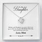 040 - To Daughter From Mom - Love Knot Necklace