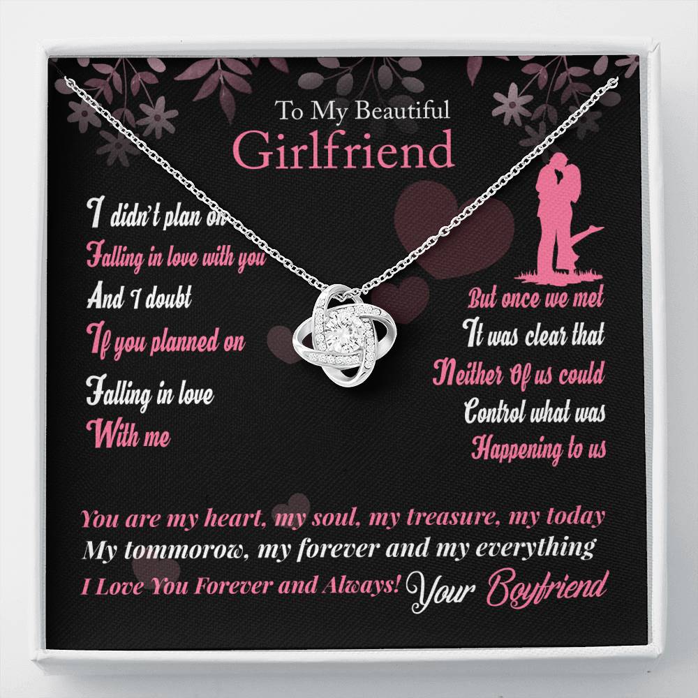 307 - To Girlfriend From Boyfriend - Love Knot Necklace