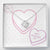 Happy Valentine's Day - Candy Hearts - Love Knot Necklace
