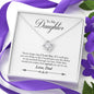 031 - To Daughter From Dad - Love Knot Necklace