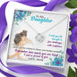 318 - To Daughter From Mom - Love Knot Necklace