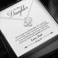 031 - To Daughter From Dad - Love Knot Necklace