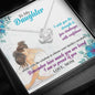 318 - To Daughter From Mom - Love Knot Necklace