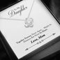 041 - To Daughter From Mom - Love Knot Necklace