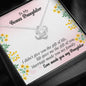 315 - To Daughter - Love Knot Necklace