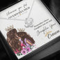 316 - To Daughter From Mom - Love Knot Necklace