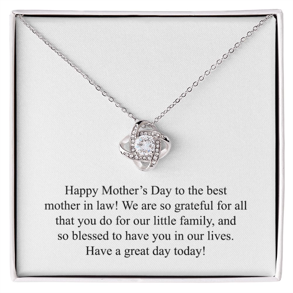 Happy Mother's Day (For Mother In Law) 008 - Love Knot Necklace