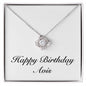 Happy Birthday Avis - Love Knot Necklace