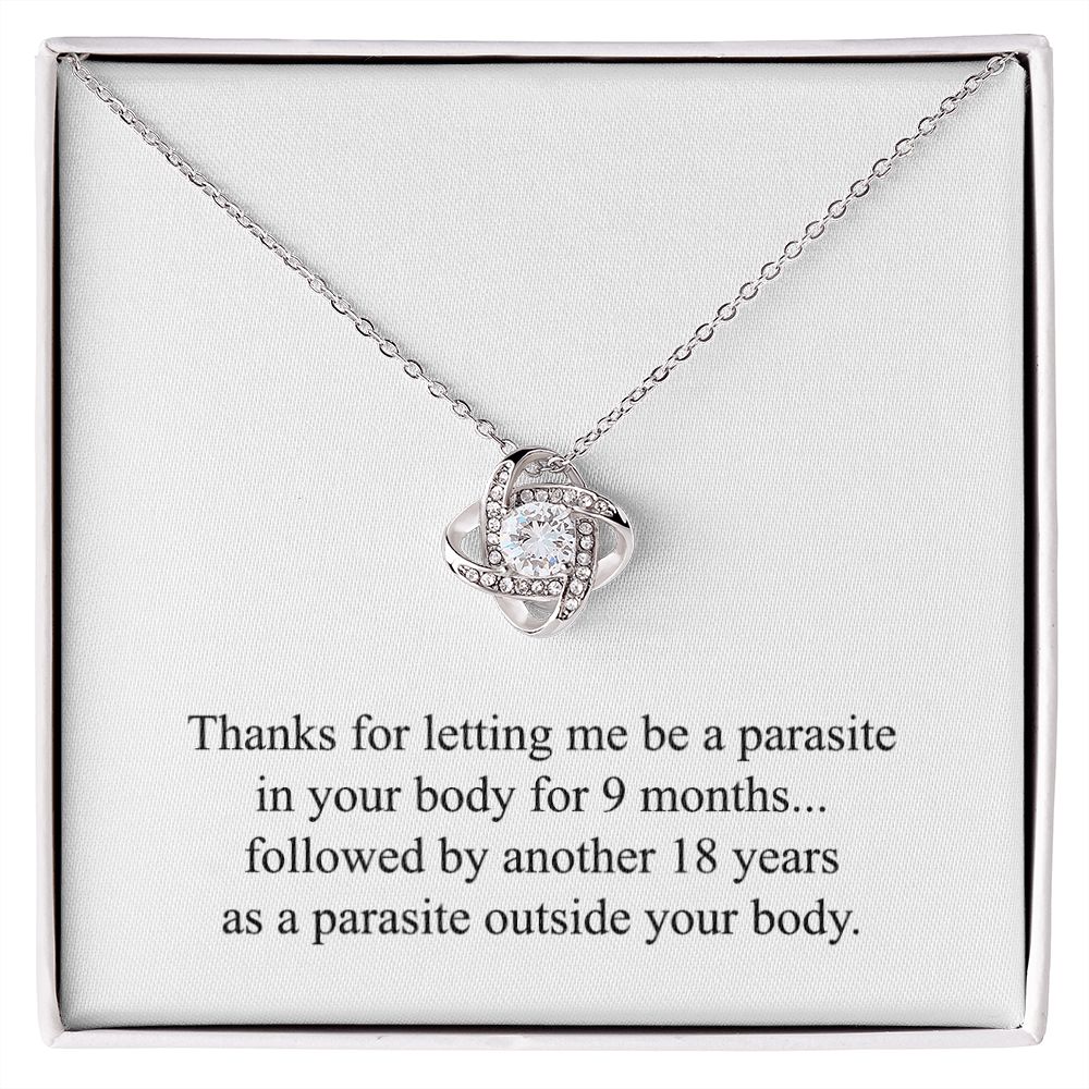 Happy Mother's Day (Funny) 008 - Love Knot Necklace