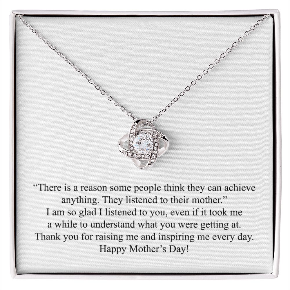 Happy Mother's Day (From Daughter) 002 - Love Knot Necklace
